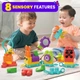 Навчальна іграшка конструктор гусениця MEGA BLOKS Fisher Price Building Blocks Train HKN44 - зображення 2