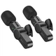 Комплект беспроводных петличных микрофонов BOROFONE BFK12 Trophy lavalier iP/Type-C 70 mAh Black (6941991106408) - изображение 4