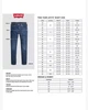 Джинси чоловічі LEVI'S 505™,прямі, звичайного крою, з потертостями, синій, розмір 33х30 - зображення 4
