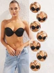 Бюстгальтер с косточками Trendyol THMSS25SU00025 90B Черный (8683050988317) - изображение 8