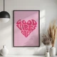 Постер Roomy "Good Vibes Pink" Без рамки A4 (29.7x21 cm) - изображение 5