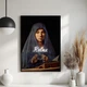 Постер Roomy "Relax Nun" Белая рамка с глянцевым стеклом A4 (29.7x21 cm) - изображение 4