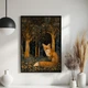 Постер Roomy "Fox and Night" Черная рамка с глянцевым стеклом A4 (29.7x21 cm) - изображение 2