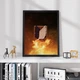 Постер Roomy "Attack on Titan Logo" Біла рамка з антибліковим склом A2 (59.4x42 cm.) - зображення 3