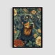 Постер Roomy "Black Dog" Белая рамка с глянцевым стеклом A4 (29.7x21 cm) - изображение 1