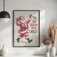 Постер Roomy "Santa Walk" Черная рамка с глянцевым стеклом A4 (29.7x21 cm) - изображение 2