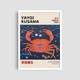 Постер Roomy "Kusama Crab 1" Без рамки A4 (29.7x21 cm) - изображение 2