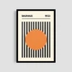Постер Roomy "Orange Stripes" Без рамки A2 (59.4x42 cm.) - изображение 1