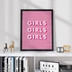 Постер Roomy "Girls Girls" Без рамки A2 (59.4x42 cm.) - зображення 2