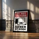 Постер Roomy "Do Not Disturb Gaming Sign" Біла рамка з глянцевим склом A3 (42x29.7 cm) - зображення 4