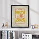 Постер Roomy "Pasta Lover" Без рамки A4 (29.7x21 cm) - изображение 3