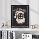 Постер Roomy "Santa Black" Белая рамка с глянцевым стеклом A1 (84.1x59.4 cm.) - изображение 3