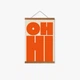 Постер Roomy "Oh Hi" Чорна рамка з антибліковим склом A4 (29.7x21 cm) - зображення 3