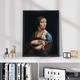 Постер Roomy "Lady with Ermine 1" Без рамки A1 (84.1x59.4 cm.) - изображение 5