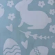 Набір вінілових наклейок на вікно Happy Pocket Пасхальні кролики гірлянда яйця квіти на вітрину білий глянець - зображення 8