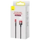 Кабель Baseus MVP 2 USB - Lightning, 2.4A, 2м Black/Red (CAVP000120) - изображение 3
