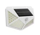 Ліхтар вуличний світлодіодний Solar interaction wall lamp 100 led з датчиком руху на сонячній зарядці білий - зображення 1