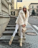 Бежеві гетри в рубчик One size - зображення 6
