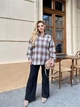 Жіноча сорочка фланель 42-44 коричневий (2145ЯС) - зображення 2
