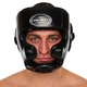 Шлем боксерский Zelart BO-4017 черный, размер XL, обхват головы 63-68 см - изображение 2