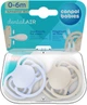 Пустышка силиконовая симметричная Canpol babies Dental Air 0-6 месяцев 2 шт (23/225_blu) - изображение 1