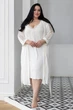 Изысканный комплект с кружевом батал Ка1220н Айвори, 3XL - изображение 1