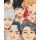 Картина по номерам K-Pop BTS, К-поп группа БТС 10277-AC - изображение 1