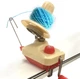 Ручная моталка для пряжи и создания мотков из нитей Wool Winder машинка - пряжемоталка с креплением на стол для перемотки / намотки ниток в клубки, бежевый (102397933) - изображение 3
