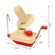 Ручная моталка для пряжи и создания мотков из нитей Wool Winder машинка - пряжемоталка с креплением на стол для перемотки / намотки ниток в клубки, бежевый (102397933) - изображение 8