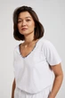 Футболка жіноча MOODO 4425 XS молочна - зображення 5