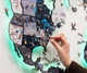 3D деревянная карта мира с дерева с подсветкой LED 150 х 100 см с названиями стран столиц и штатов + пины флаги стран и штатов от EnjoyTheWood - изображение 7