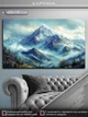 Картина на холсте МАКО "Вершины гор в тумане" 60x100 см MK10534 - изображение 1