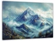Картина на холсте МАКО "Вершины гор в тумане" 60x100 см MK10534 - изображение 2