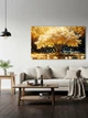 Картина на холсте МАКО "Золотое дерево" 60x100 см MK10507 - изображение 4
