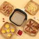 Форма пергаментна для аерогрилю, мультипечі Kraft 50 шт 20 х 4.5 см (R32324) - зображення 4