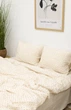 Постельное белье вареный хлопок Macas Home Freya Orange на пуговицах евро - изображение 5