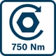 Аккумуляторный безщеточный ударный гайковерт Bosch GDS 18V-750 C+ (2 батареи GBA 18V 5.0Ah + Быстрое зарядное устройство для GAL 18V-40 Professiona + L-BOXX 136) (06019L9003) - изображение 6