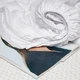 Простынь на резинке Moon&Star Двуспальная 180х190 + 25 см Snowy Microfiber Microfiber (MS-850001435) - изображение 3