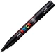Маркер Uni Posca PC-1M 0.7 мм Чорний (PC-1M BLACK(N)) - зображення 1