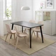 Стіл LISABO IKEA 803.824.39 чорний - зображення 3