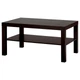 Журнальный столик LACK 90х55 см IKEA 401.042.94 черный/коричневый - изображение 1