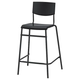 Барный стул STIG 63 см IKEA 304.984.18 черный - изображение 1