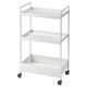 Тележка NISSAFORS IKEA 404.657.33 белый - изображение 2