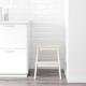 Табурет со ступенькой BEKVAM 50 см IKEA 401.788.88 белый - изображение 6