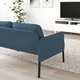 Диван 2-місний GLOSTAD IKEA 104.658.24 темно-синій - изображение 5