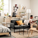 Диван 2-х местный GLOSTAD IKEA 504.890.12 черный - изображение 3