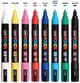 Набор маркеров Uni Posca PC-3M 8 шт (PC-3M 8C) - зображення 3