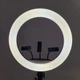 Кольцевая лампа для селфи RGB LED 45 см с держателем на 3 телефона и креплением под штатив, светодиодная лампа для блоггеров, TikTok, фото и видеосъемки с регулировкой яркости, холодный/теплый/RGB свет, 16 цветов MJ-45 - изображение 4