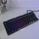 Игровая клавиатура из 87 клавиш с RGB подсветкой, 8 режимов подсветки Черная TLK-87-Black - изображение 14
