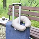 Подушка рогалик для путешествий IDEIA - Travel 32х32 см беж - изображение 4